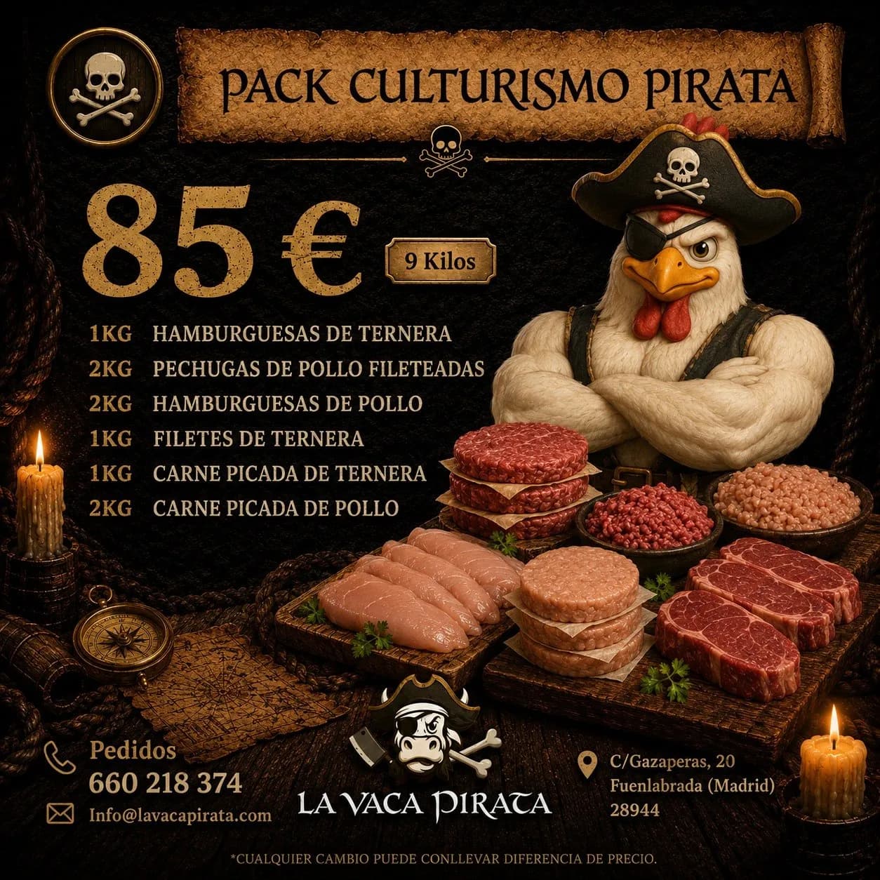 Pack Pirata culturista