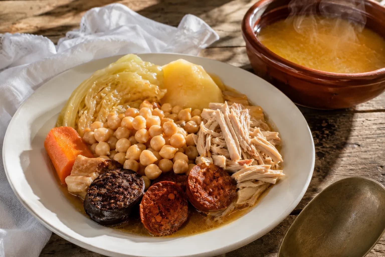 Receta de Cocido Madrileño: El Plato Más Castizo de Madrid