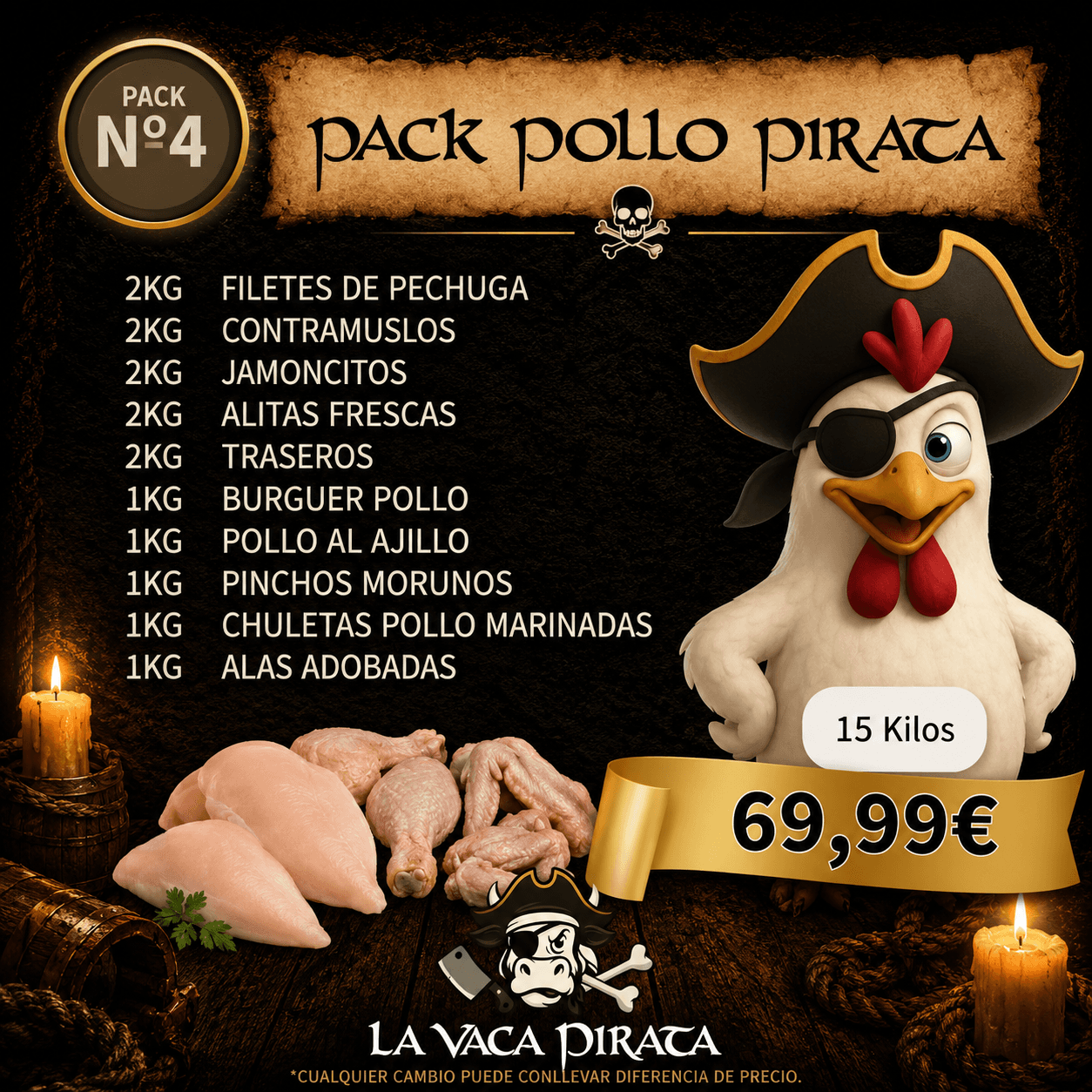 Nº4 EL PACK POLLO PIRATA